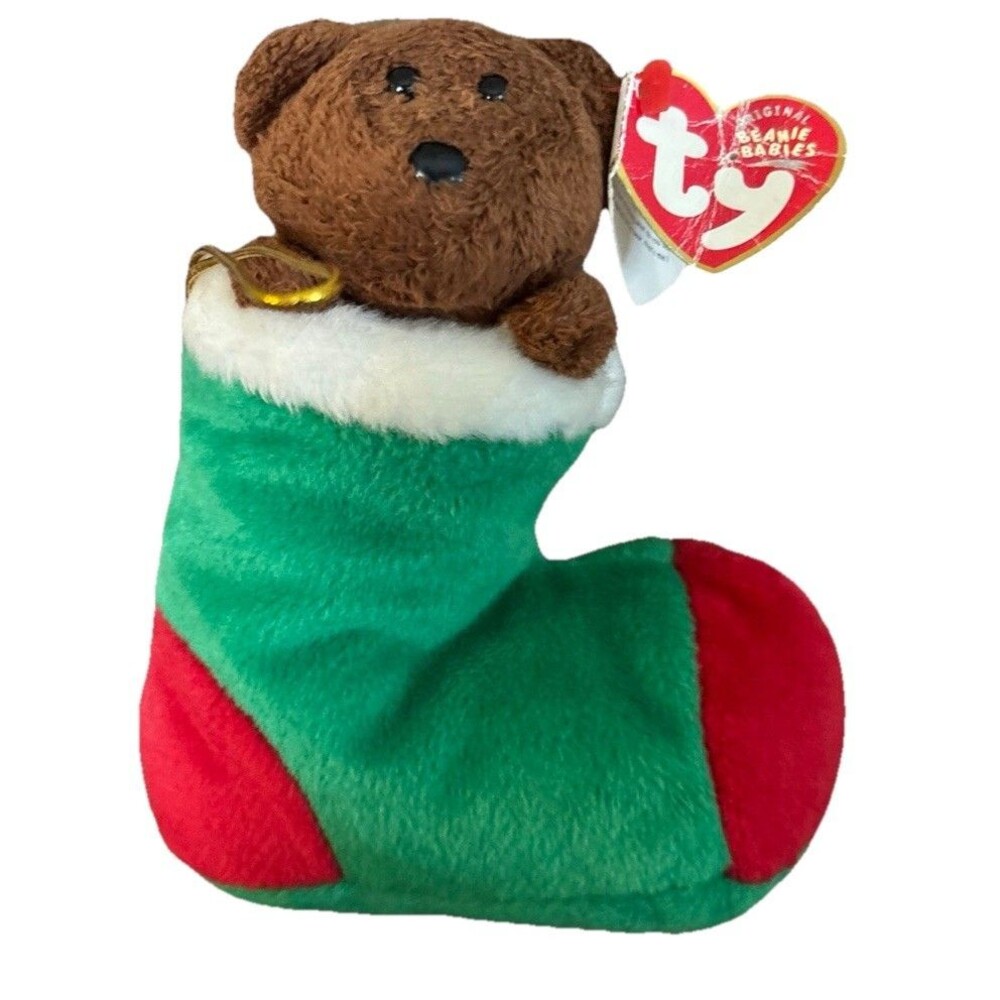 Vintage Ty Beanie Babies 2003 Plush Stockings‎ The Bear Mint Cond